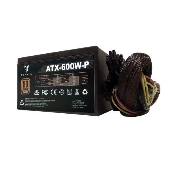 Fuente Perseo 600w 80 Plus Bronze