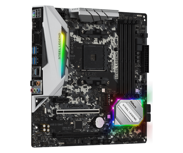 Motherboard Asrock B450m Steel Legend Am4
