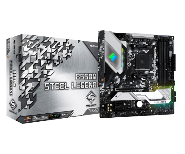 Motherboard Asrock B550m Steel Legend Am4
