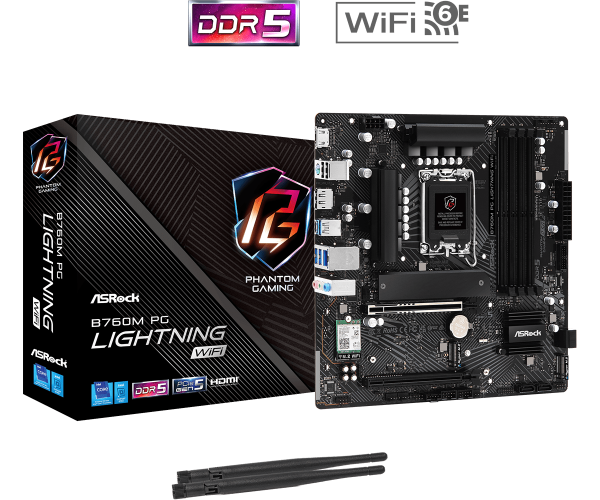 Motherboard Asrock B760m Pg Lightning Wifi Ddr5 S1