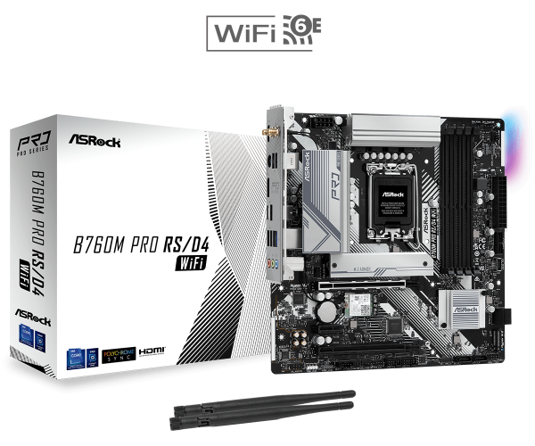 Motherboard Asrock B760m Pro Rs Ddr4 Wifi S1700