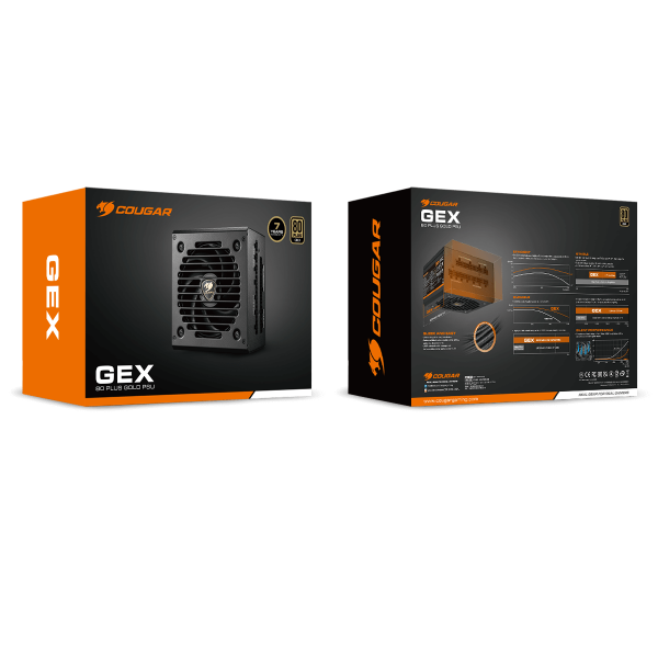Fuente Cougar Gex 850 80 Plus Gold Full Modular