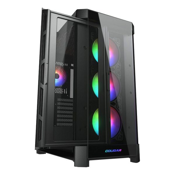 Gabinete Cougar Duoface Pro Rgb Black