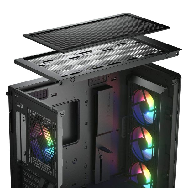 Gabinete Cougar Duoface Pro Rgb Black