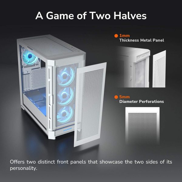 Gabinete Cougar Duoface Pro Rgb Black