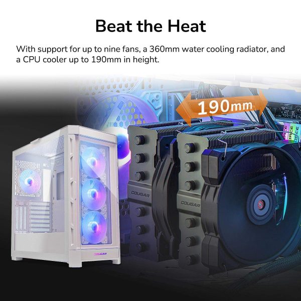 Gabinete Cougar Duoface Pro Rgb Black