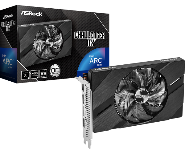 Tarj.vga Asrock Intel Arc A380 Challenger 6gb Ddr6