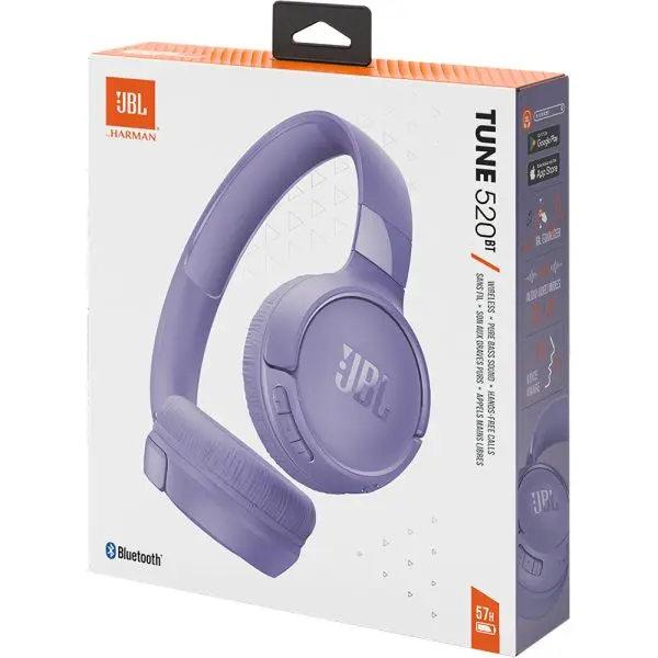 JBL TUNE 520BT Auriculares con diadema con micro Negro Púrpura