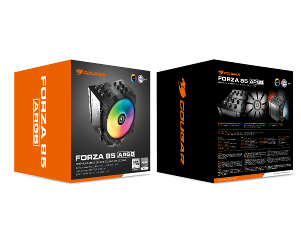 Disipador Cpu Cougar Forza 85 MHP120 Argb