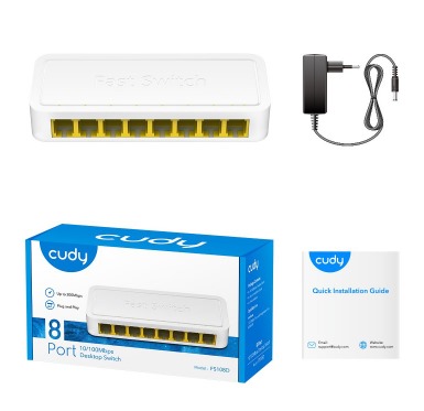 Switch Cudy 8 Puertos 10/100mbps