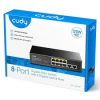 Switch Cudy 8 Puertos PoE + 2 Uplink Gigabit