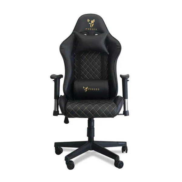 Silla Perseo Pegasus Negro / Dorado