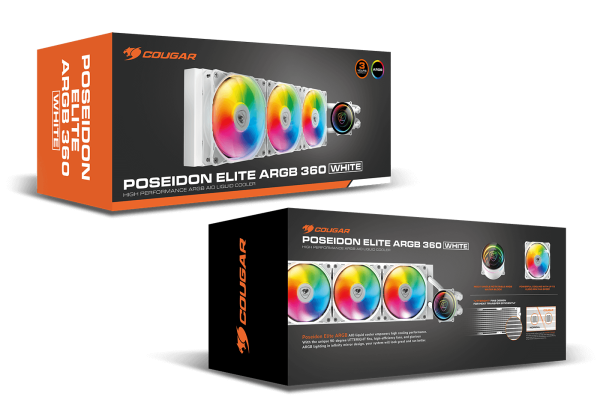 Water Cooling Cougar Poseidon Elite 360 Argb Wh