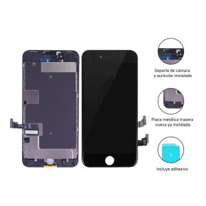 Display Apple iPhone 8 Plus ESR Comp. Negro – Colocación Incluida + Vidrio Templado de Regalo