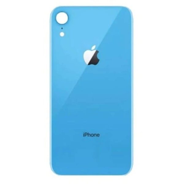 Tapa de Batería iPhone XR Azul NASAN sin Lente + Colocación Incluida