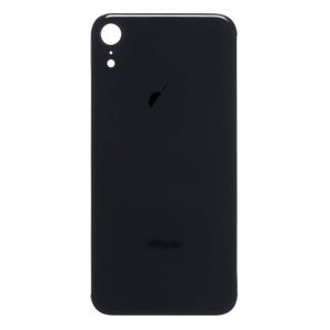 Tapa de Batería iPhone XR Negro NASAN sin Lente + Colocación Incluida