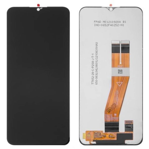 Pantalla Samsung A037G/A03s Comp. Negro – Instalación Inc. + Vidrio Templado