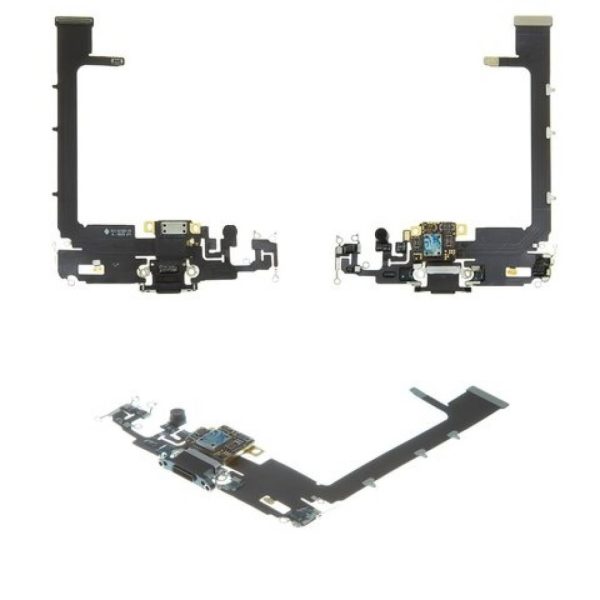 Flex de carga Iphone 11 Pro Max Generico Negro + Colocación Incluida