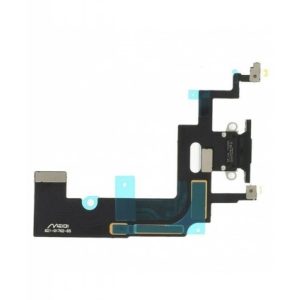 Flex de carga Iphone Xr Generico Negro + Colocación Incluida