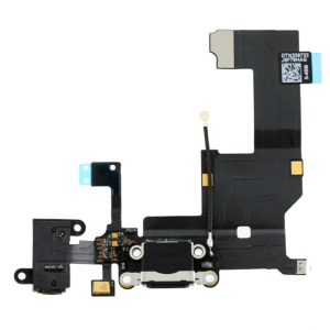 Flex de carga Iphone 5 (Negro) Generico + Colocación Incluida