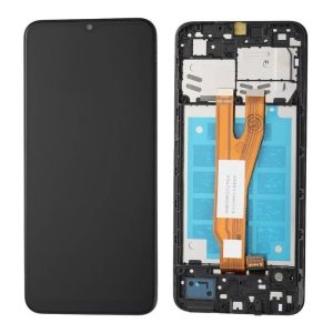 Pantalla Samsung A032/A03 Core Comp. c/Marco Negro (GH96-19112A-21711A) – Instalación Inc. + Vidrio Templado