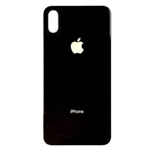 Tapa de Batería Apple iPhone Xs Max s/Lens Negro + Colocación Incluida