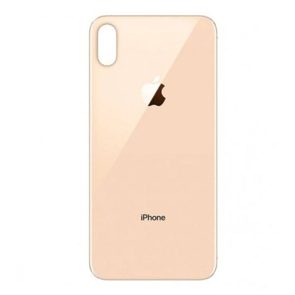 Tapa de Batería Apple iPhone Xs s/Lens Dorado + Colocación Incluida