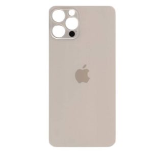 Tapa de Batería Apple iPhone 12 Pro Max s/Lens Dorado + Colocación Incluida