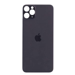 Tapa de Batería Apple iPhone 11PRO s/Lens Negro + Colocación Incluida