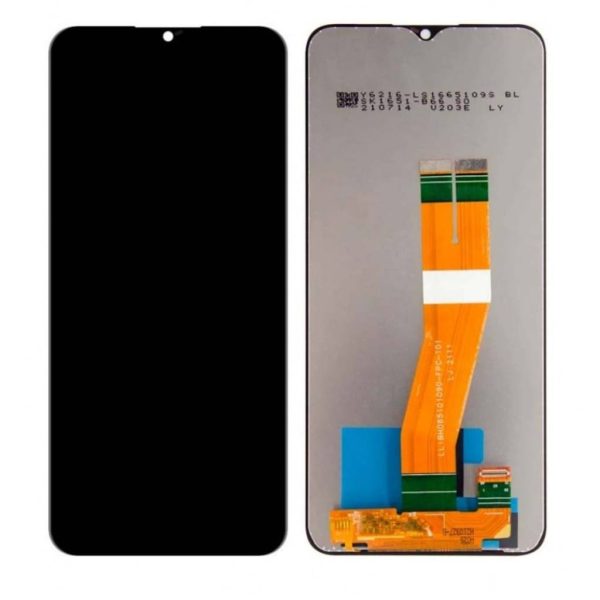 Pantalla Samsung A037F/A037M/A03s Comp. Negro 161mm OLED – Instalación Inc. + Vidrio Templado