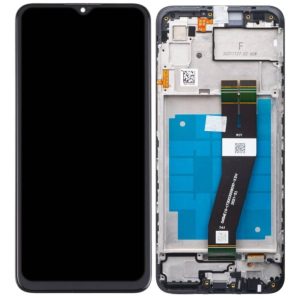 Pantalla Samsung A035G/A03 Comp. c/Marco Negro (GH81-21626A) 162mm – Instalación Inc. + Vidrio Templado