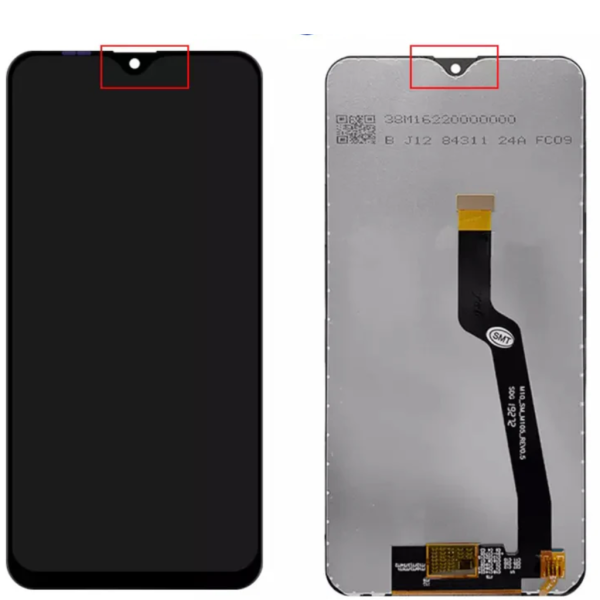 Pantalla Samsung A105F/A10 Comp. Negro (GH82-18685A) Single Hole – Instalación Inc. + Vidrio Templado