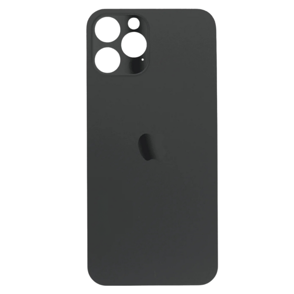 Tapa de Batería Apple iPhone 12 Pro Max s/Lens Negro+ Colocación Incluida