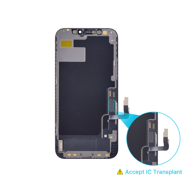 Display Apple iPhone12/12 Pro SIN IC Comp. Negro Gold Edition WUZIP Servicio de Colocación + Vidrio templado de regalo