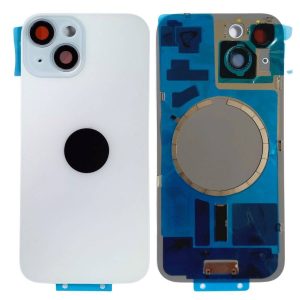 Tapa de Batería Apple iPhone 15 c/Marco Azul NASAN + Colocación Incluida