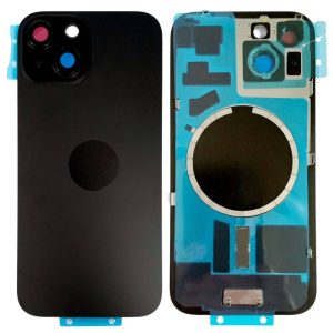 Tapa de Batería Apple iPhone 15 c/Marco Negro NASAN + Colocación Incluida