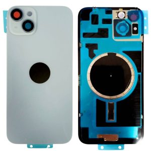 Tapa de Batería Apple iPhone 14 Plus c/Marco Azul NASAN + Colocación Incluida