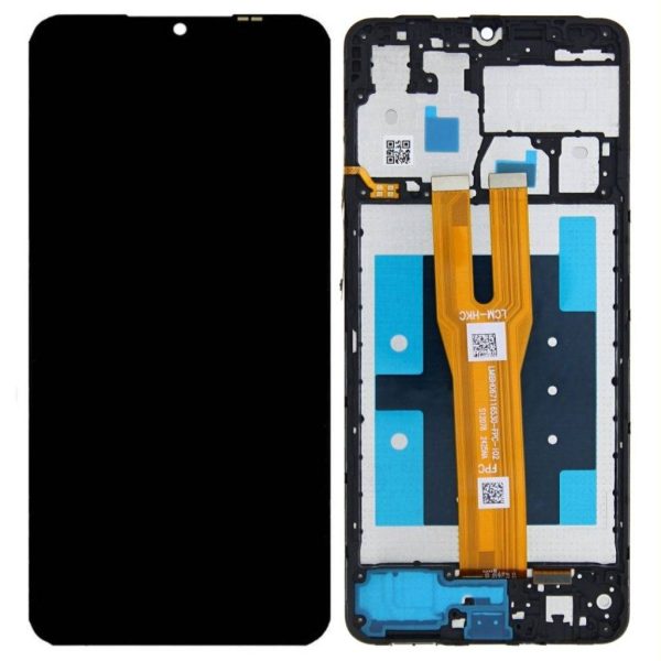 Pantalla Samsung A065/A06 2024 Comp. c/Marco Negro (GH81-26440A) – Instalación Inc. + Vidrio Templado