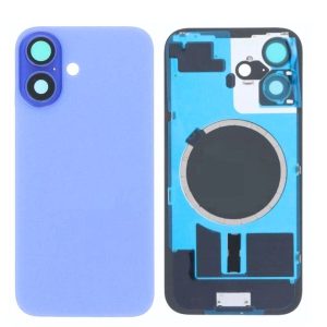 Tapa de Batería Apple iPhone 16 c/Marco Azul NASAN + Colocación Incluida