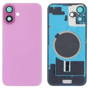 Tapa de Batería Apple iPhone 16 Plus c/Marco Rosado NASAN + Colocación Incluida