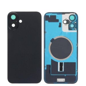 Tapa de Batería Apple iPhone 16 c/Marco Negro NASAN + Colocación Incluida