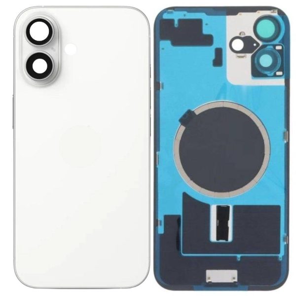 Tapa de Batería Apple iPhone 16 Plus c/Marco Blanco NASAN + Colocación Incluida
