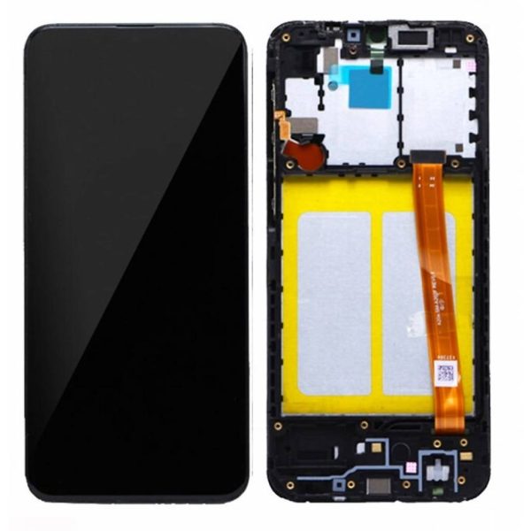 Pantalla Samsung A202/A20e Comp. c/Marco Negro (GH82-20186A) - Instalación Inc. + Vidrio Templado
