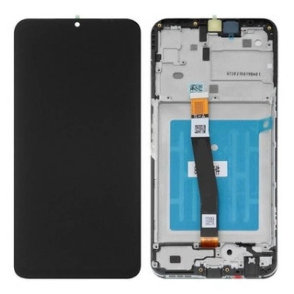 Pantalla Samsung A226/A22 5G Comp. c/Marco Negro (GH81-20694A) - Instalación Inc. + Vidrio Templado