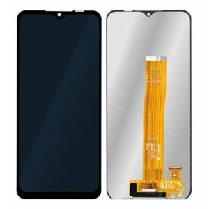 Pantalla Samsung A127/A12s Comp. Negro (GH82-26485A/26486A) – Instalación Inc. + Vidrio Templado