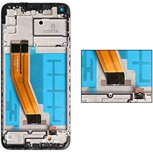 Pantalla Samsung A115M/A11 Comp. c/Marco Negro (GH81-18736A) 159.5mm – Instalación Inc. + Vidrio Templado