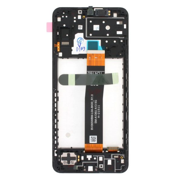 Pantalla Samsung A136/A13 5G Comp. c/Marco Negro (GH82-29077A/29078A) – Instalación Inc. + Vidrio Templado