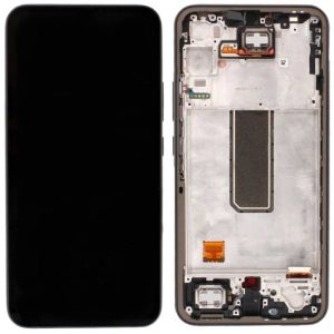 Pantalla Samsung A346/A34 Comp. C/Marco Negro (GH82-31200A/31201A) - Instalación Inc. + Vidrio Templado