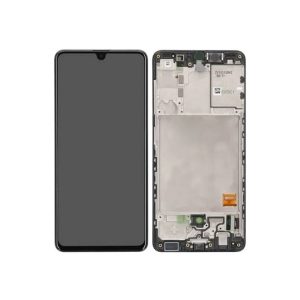 Pantalla Samsung A415/A41 2020 Comp. Negro (GH82-22860A/23019A) - Instalación Inc. + Vidrio Templado