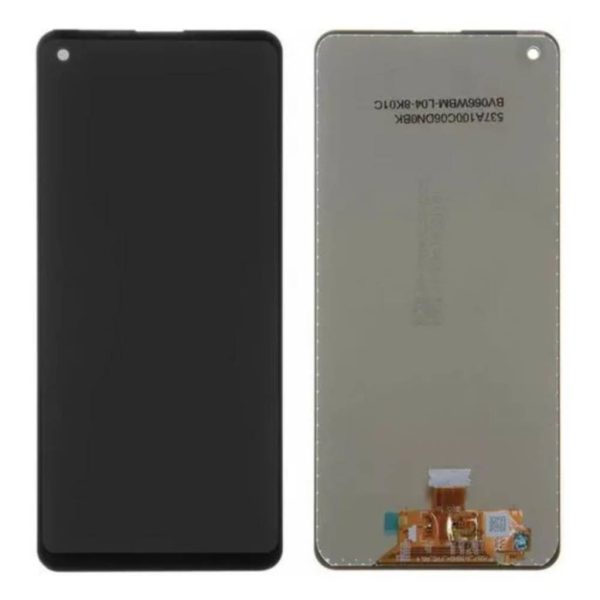 Pantalla Samsung A217/A21s Comp. Negro (OLED) - Instalación Inc. + Vidrio Templado